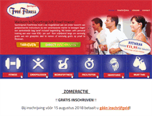 Tablet Screenshot of freefitness.nl